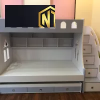 GIƯỜNG TẦNG TRẺ EM NGỌC THỊNH GỖ CÓ NGĂN KÉO TIỆN LỢI